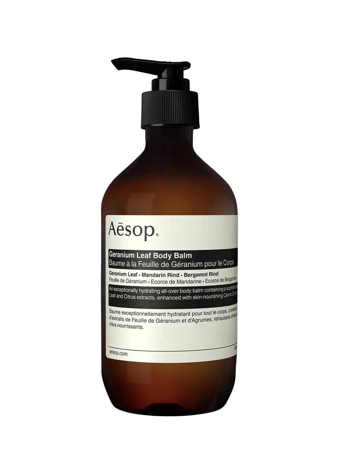 500ml Geranium Leaf Body Balm