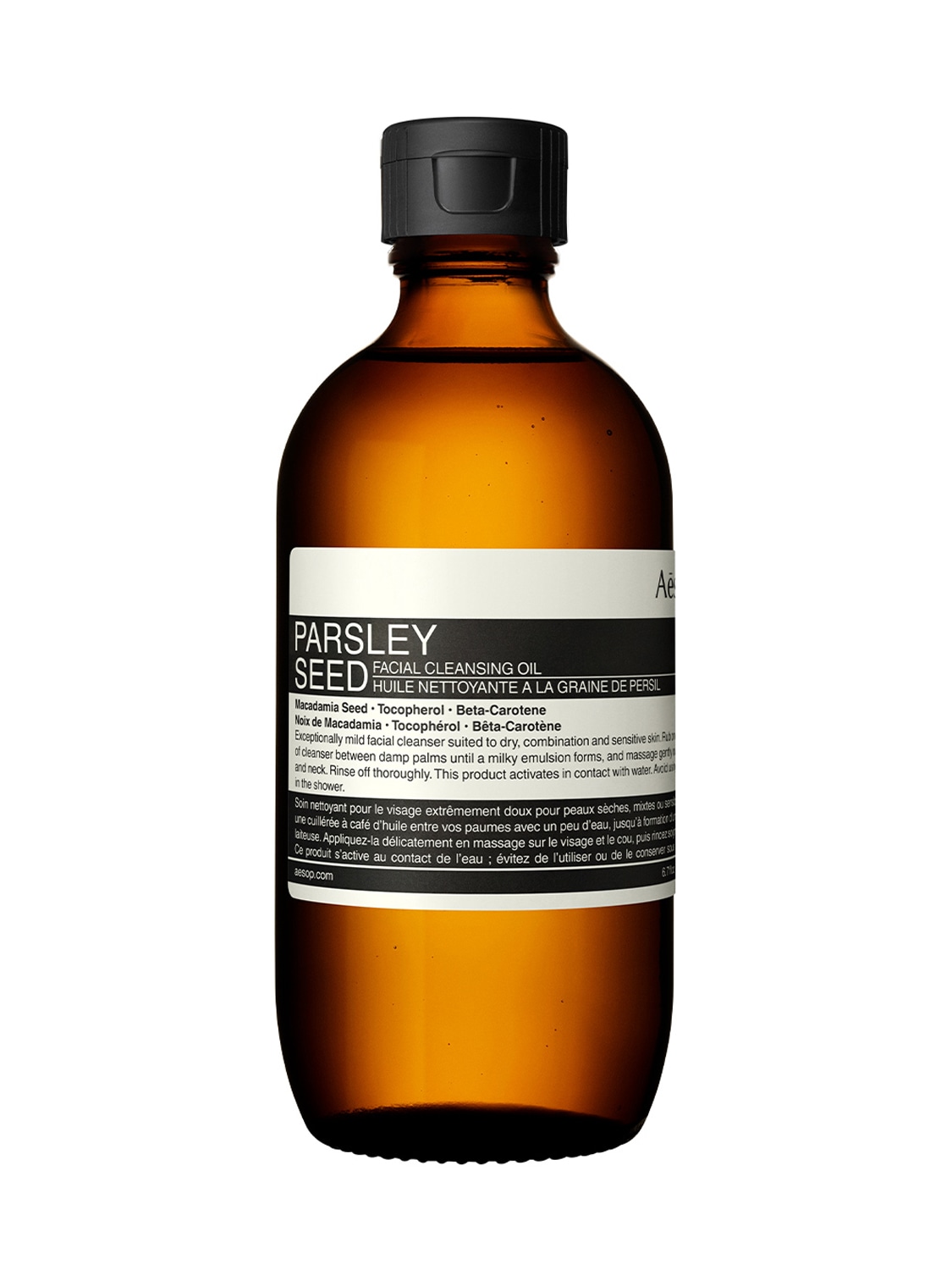 AESOP Huile Nettoyante Visage Parsley Seed 200 Ml