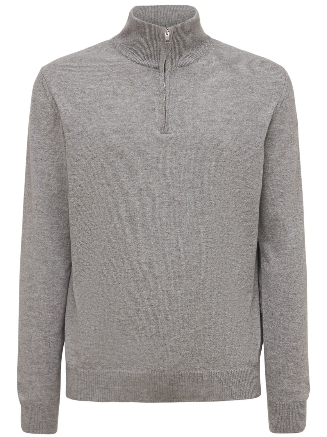 Pull-over Zippé En Cachemire À Col Roulé - ANNAGRETA - Modalova