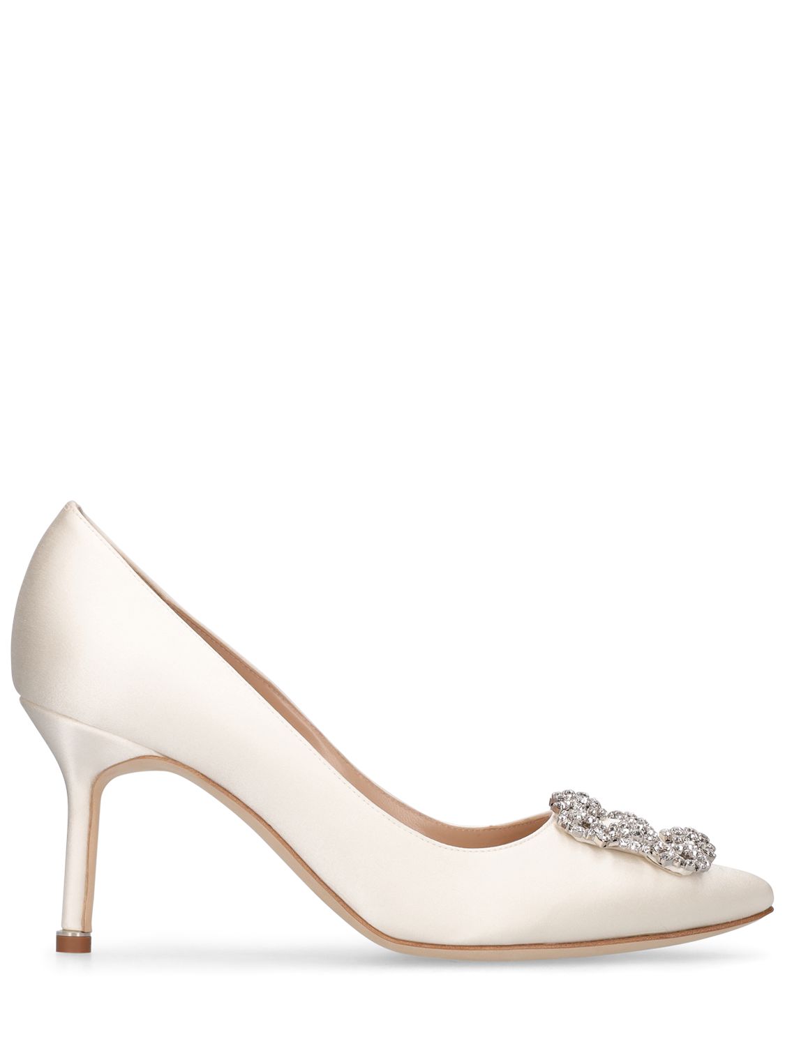 Escarpins En Satin Hangisi 70 Mm - MANOLO BLAHNIK - Modalova