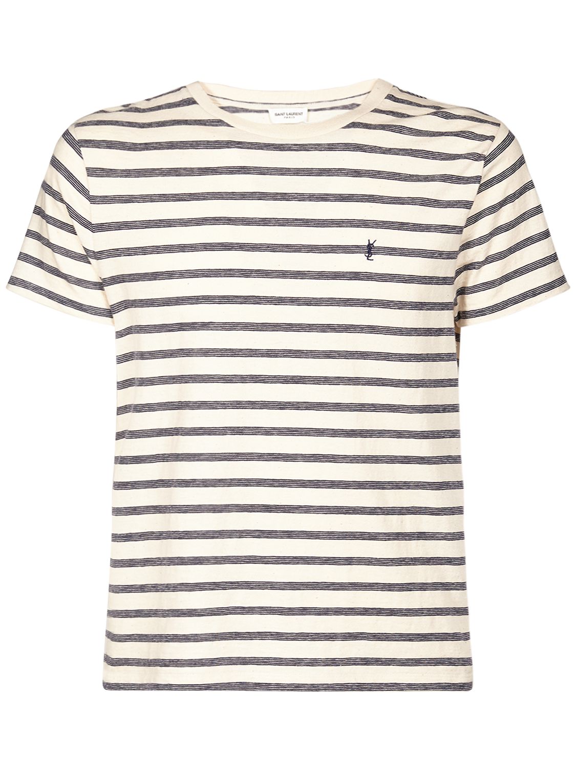 Striped Monogram Cotton Jersey T-shirt