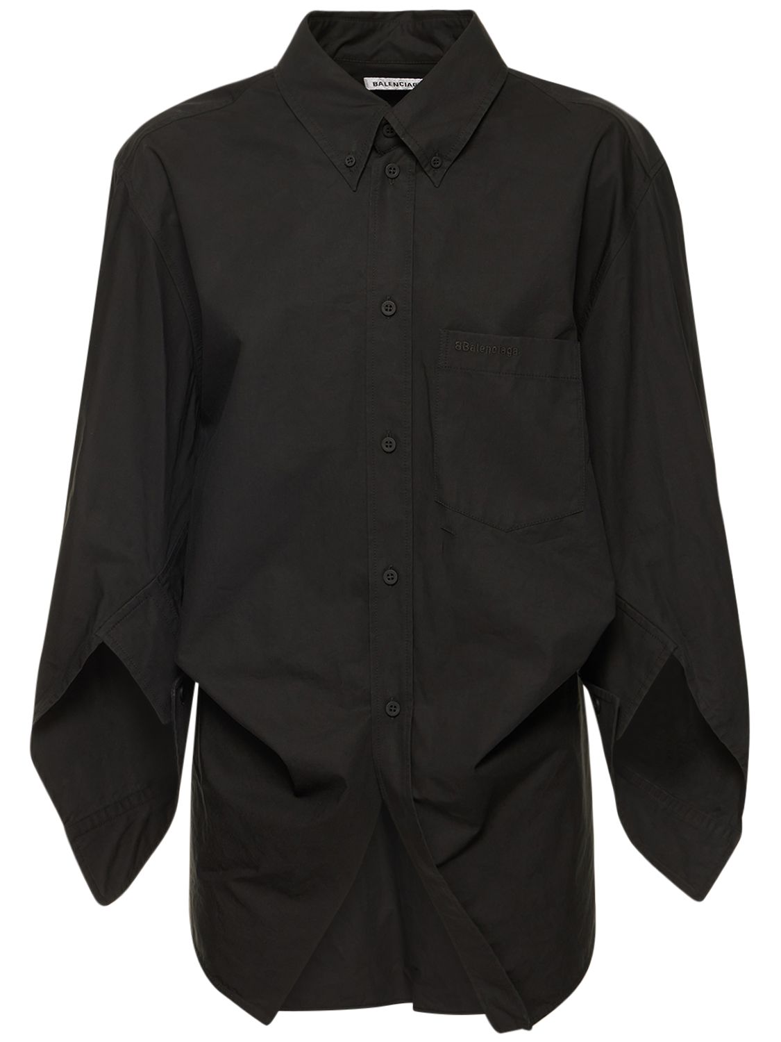Chemise En Popeline Twisted Swing - BALENCIAGA - Modalova