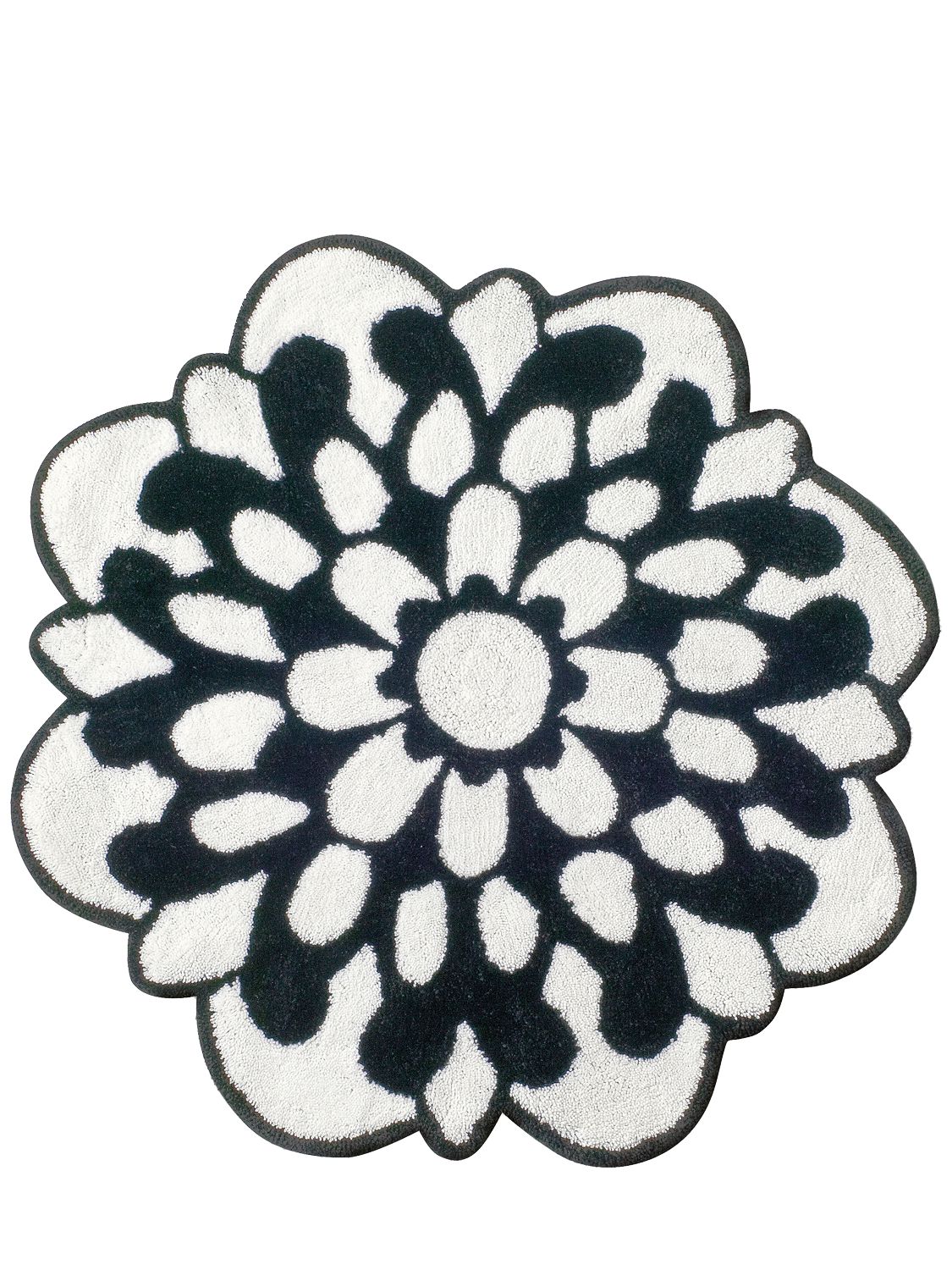 Missoni Otil Cotton Bathmat In Black/white
