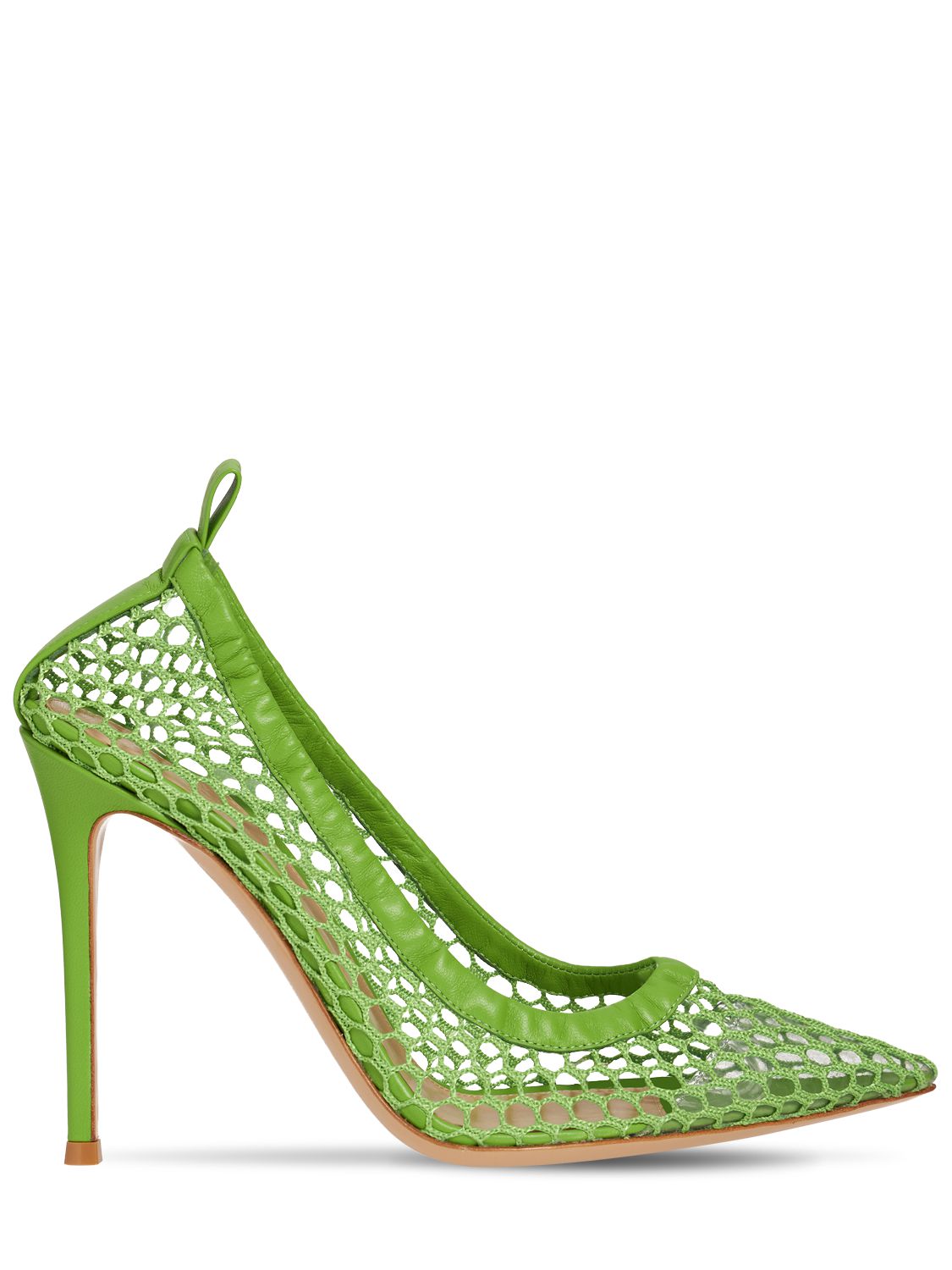 Escarpins En Mesh Et Cuir Alisia 105 Mm - GIANVITO ROSSI - Modalova