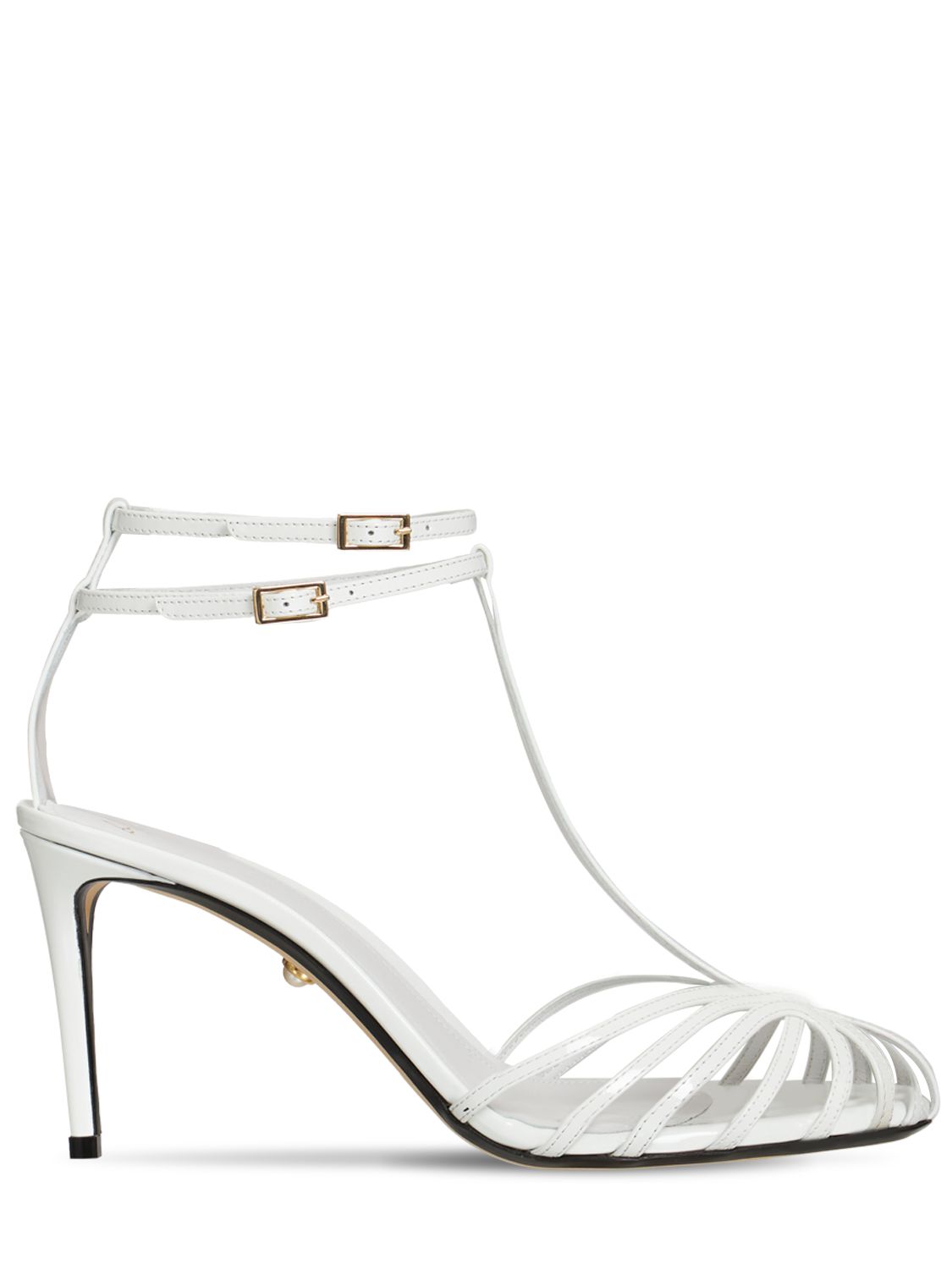 Image of 80mm Anna Patent Leather Sandals