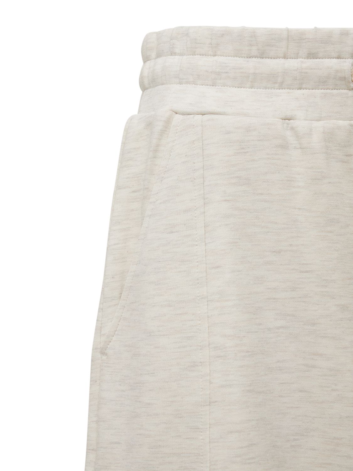 Shop Varley Adler Shorts In Beige,white