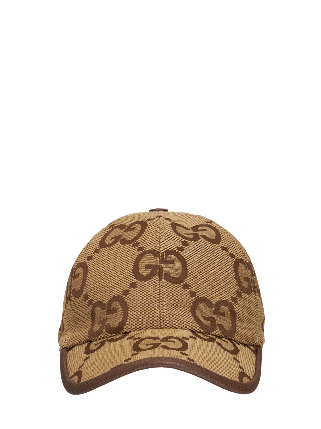 Gg Maxi Cotton Blend Jacquard Hat