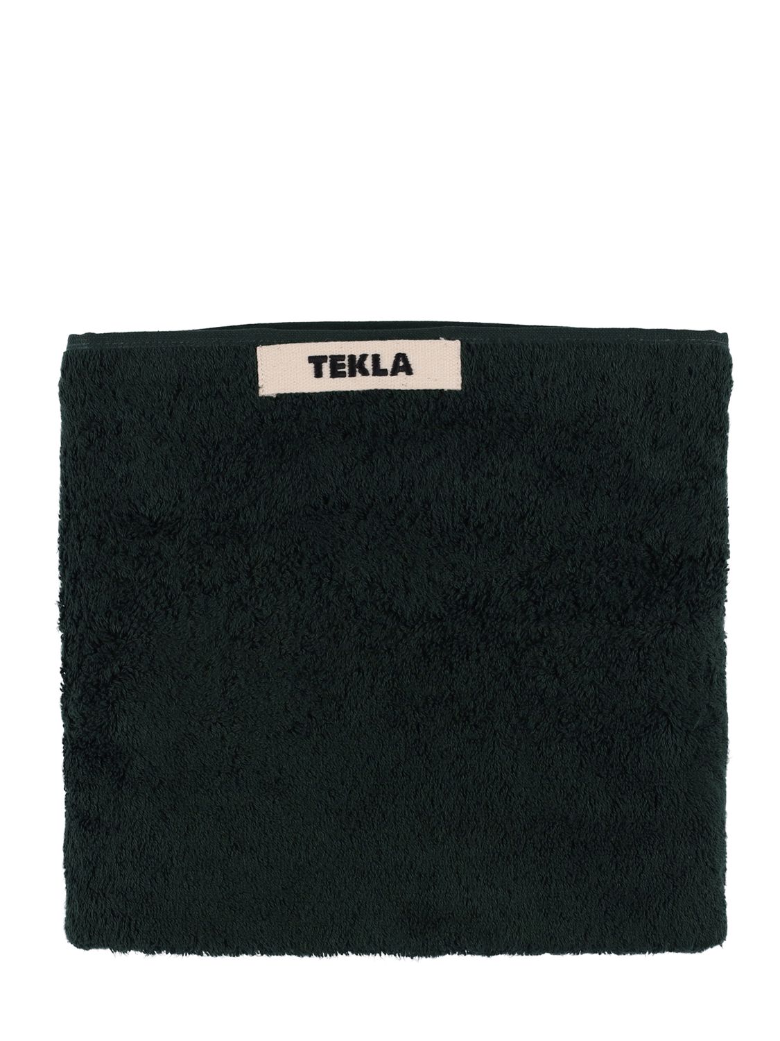 Tekla Set Of 3 Organic Cotton Towels In Green