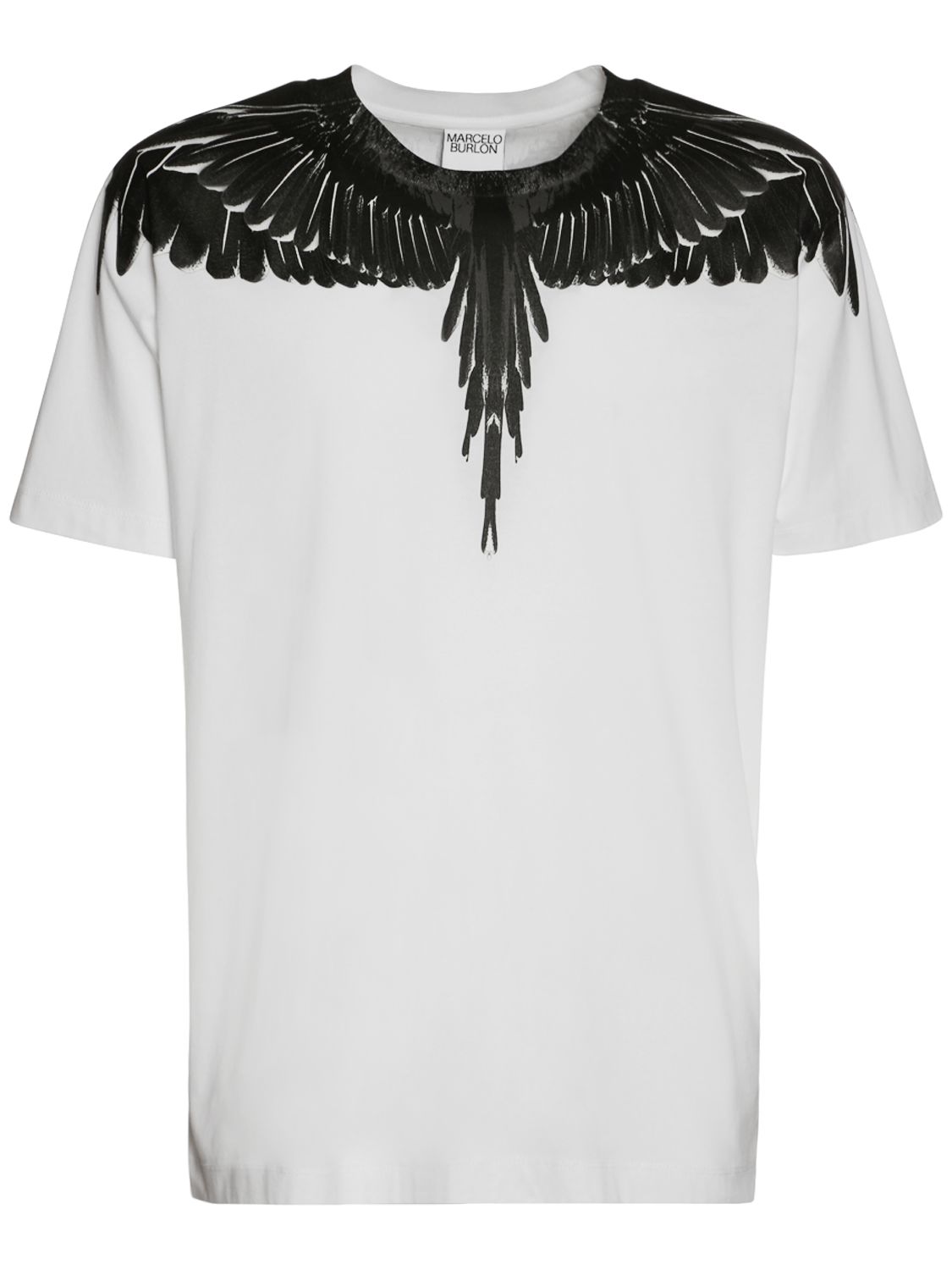 Icon Wings Print Cotton Jersey T-shirt