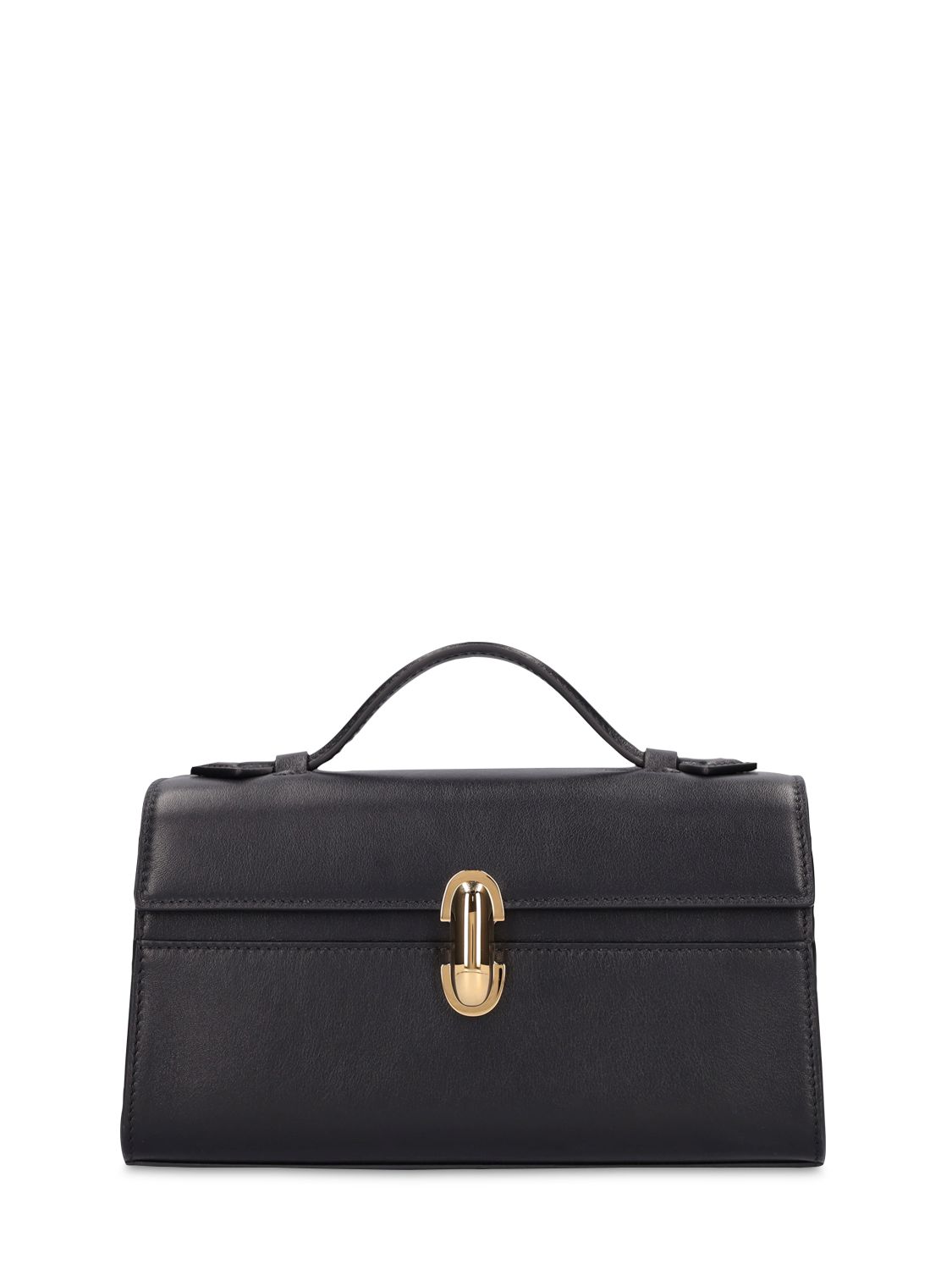 The Symmetry Leather Top Handle Bag