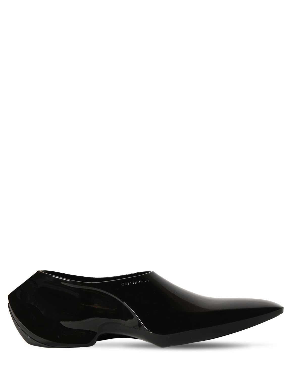 Space Shoe Faux Patent Leather Loafers