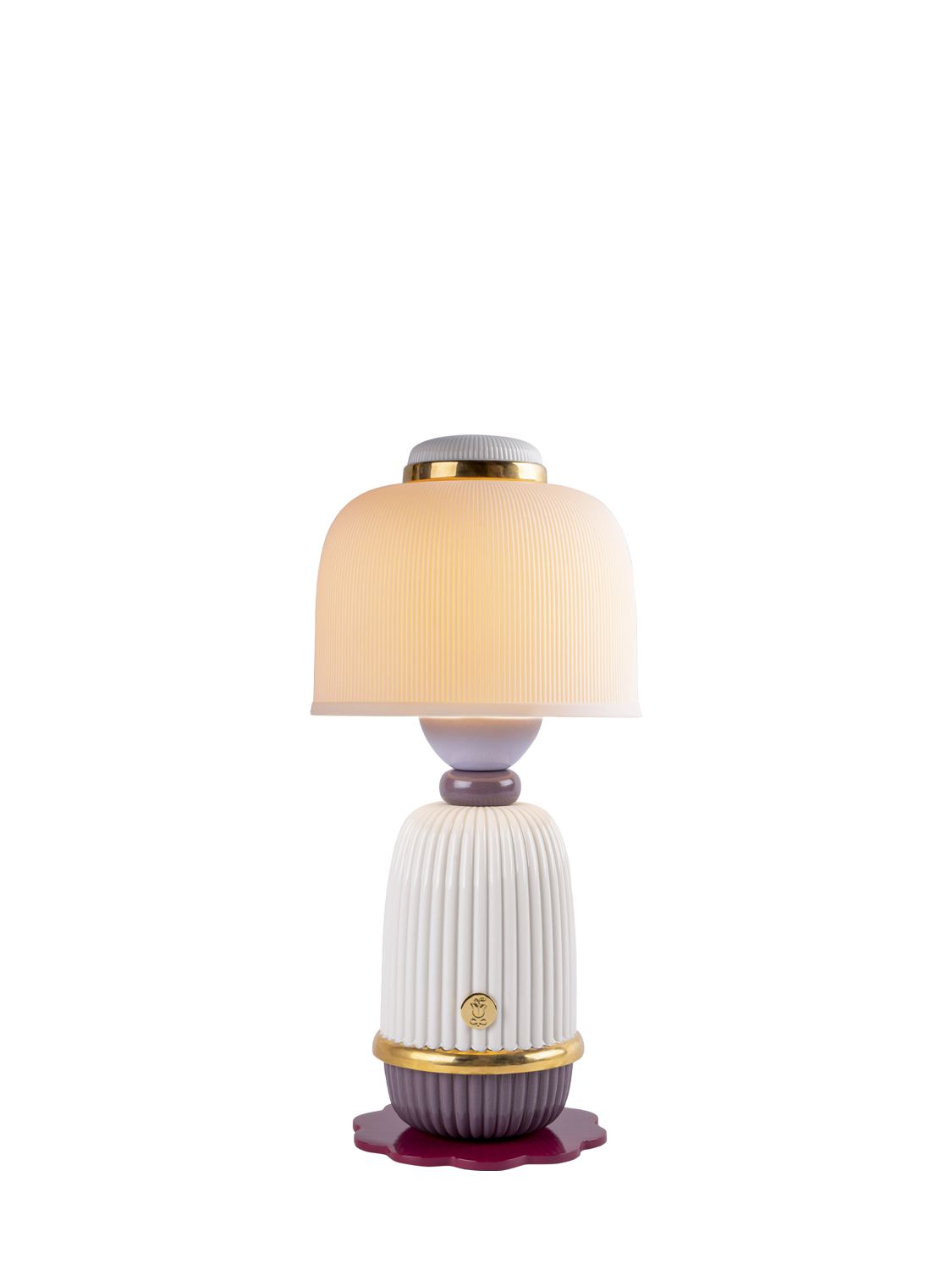 Lladrò Kokeshi Porcelain Lamp In Multicolor