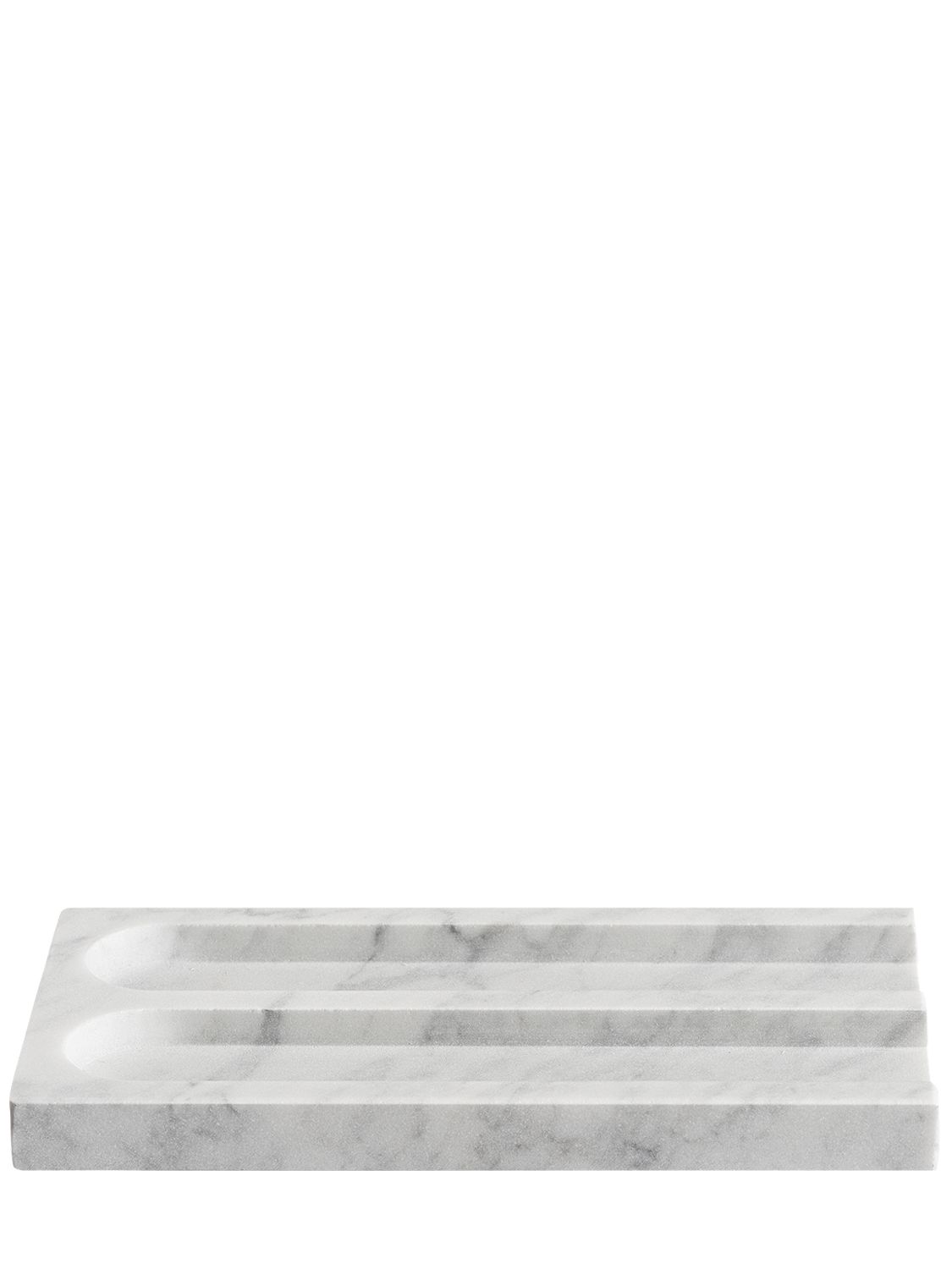 Shop Salvatori Novecento Marble Pen Holder In White