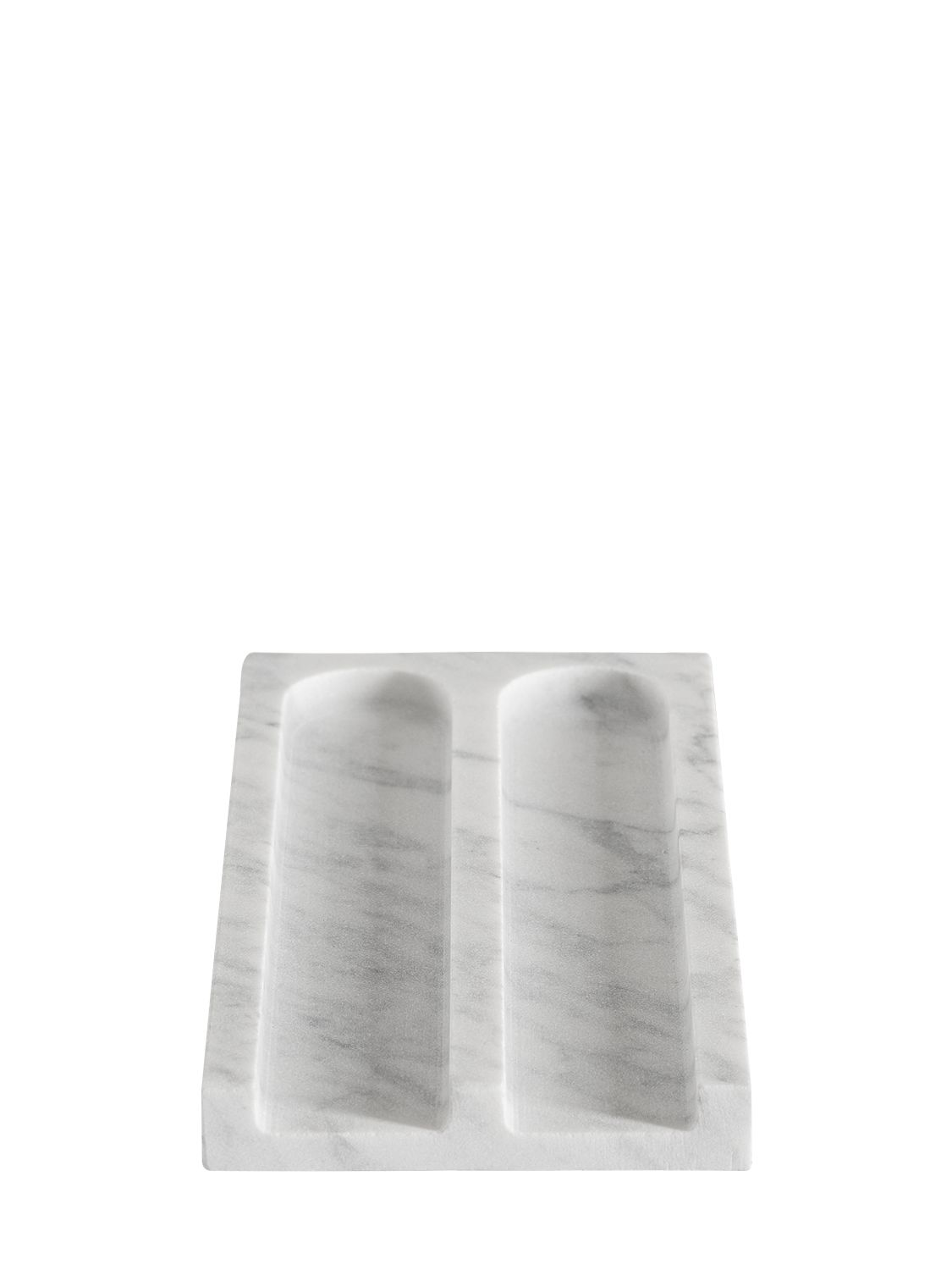 Shop Salvatori Novecento Marble Pen Holder In White