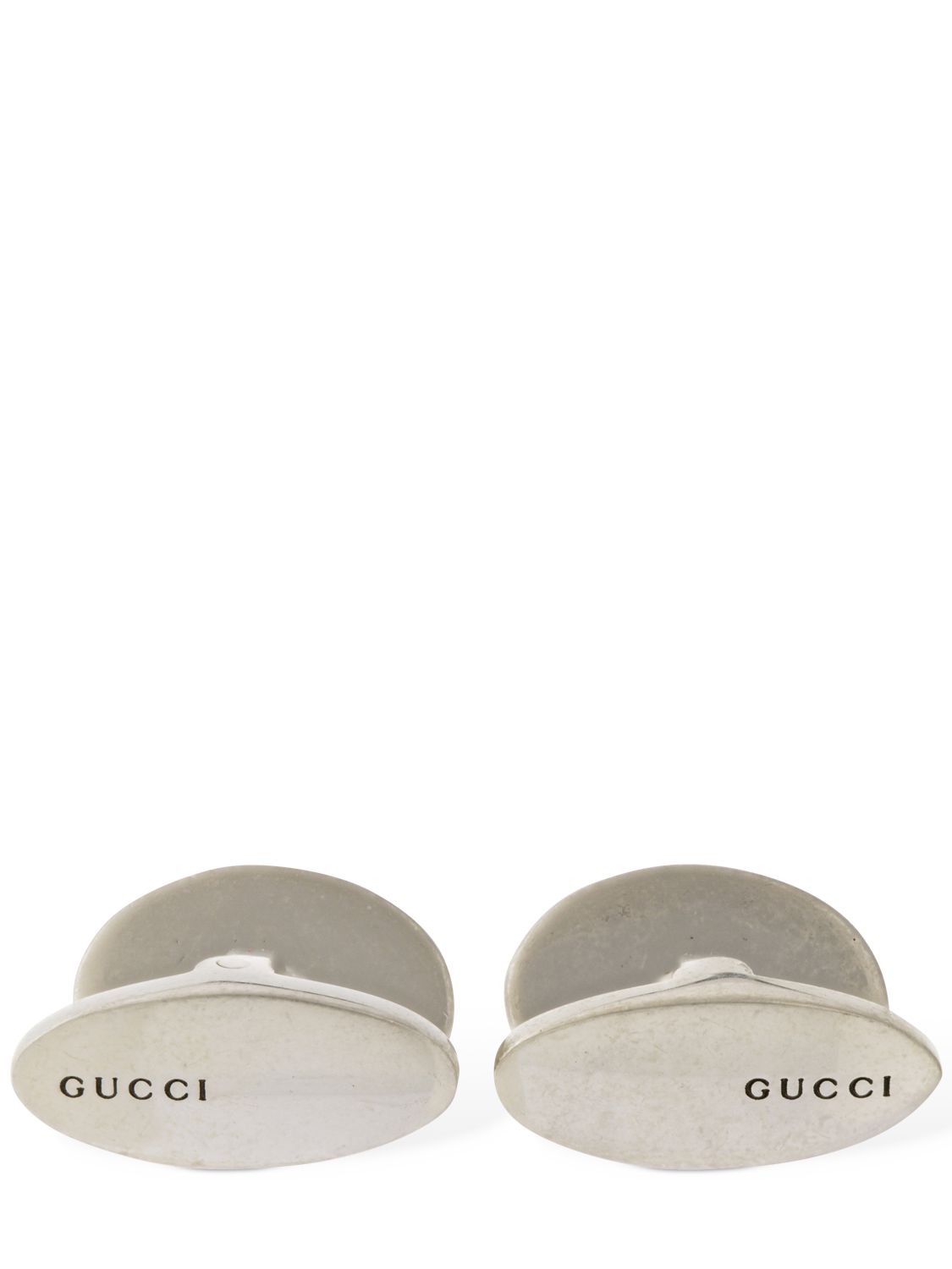  Gucci Interlocking G Enamel Cufflinks 