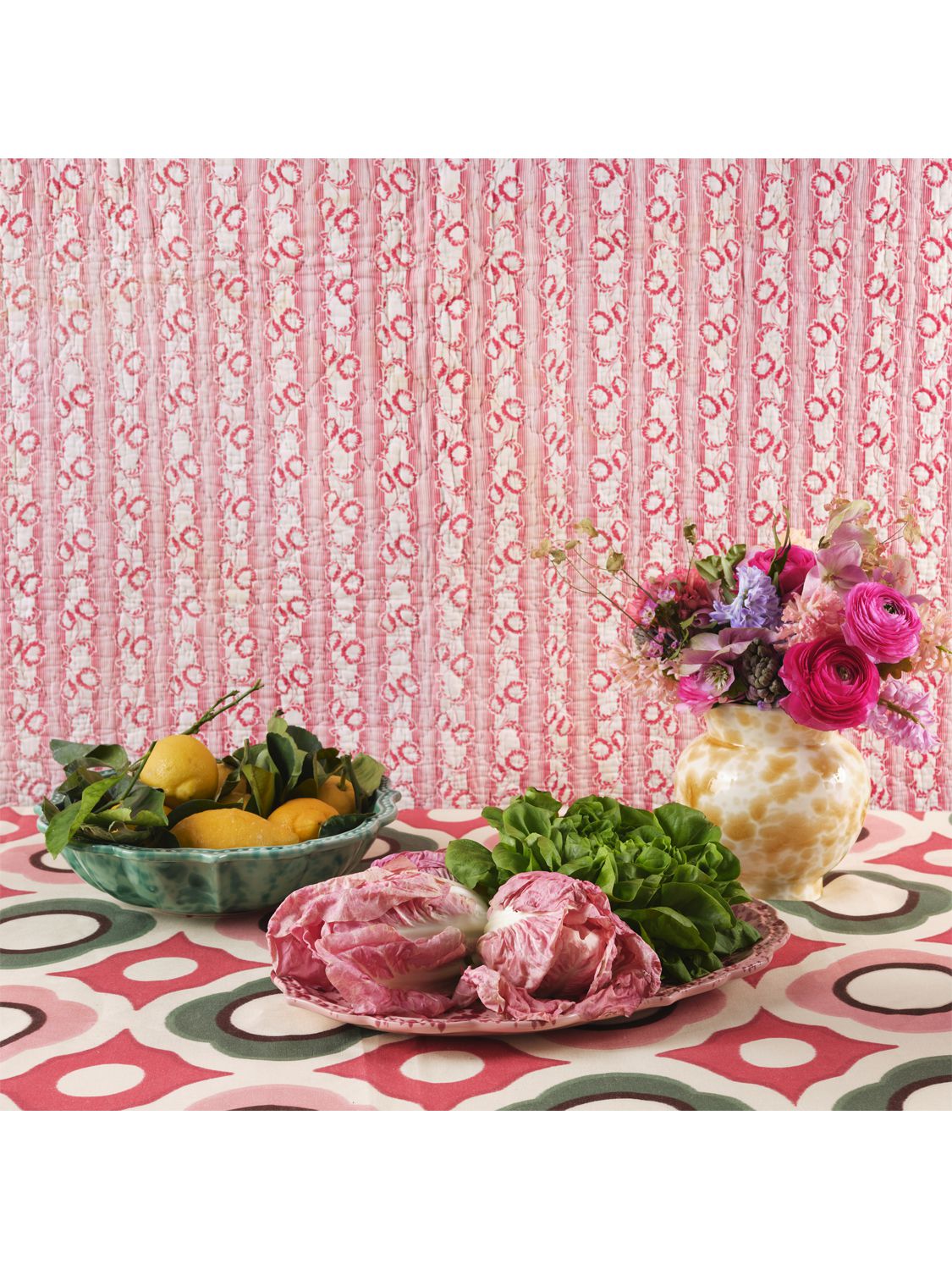 Cabana Cosima Rectangular Tablecloth In Multicolor