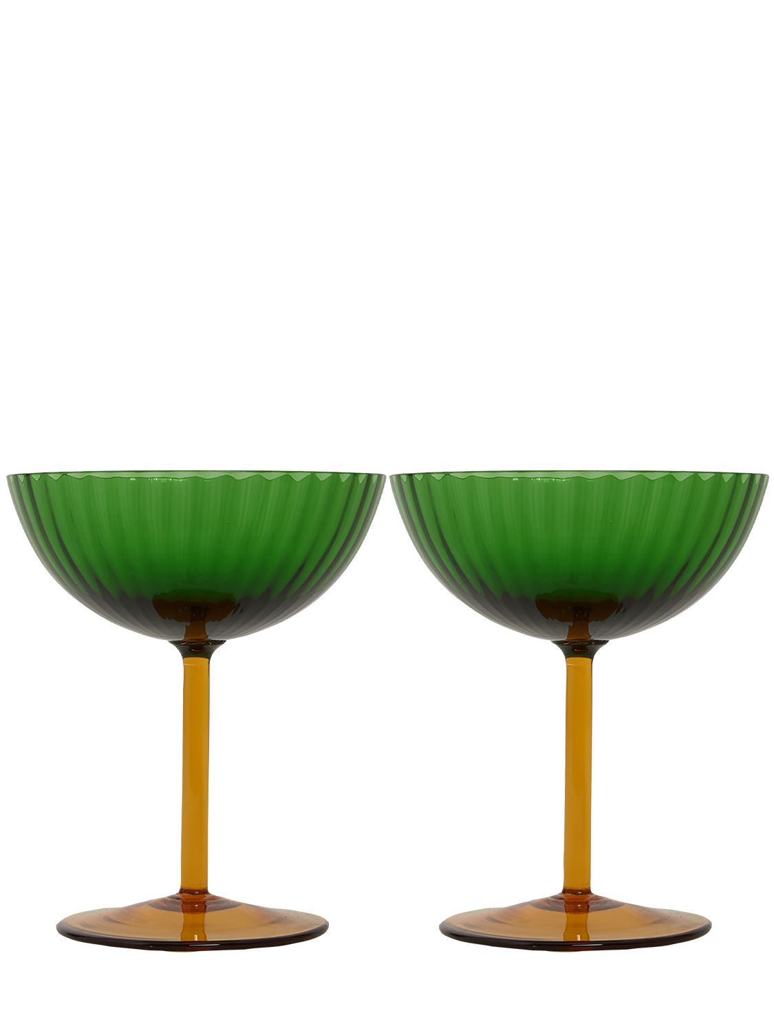 Image of Set Of 2 Salviati Champagne Coupes