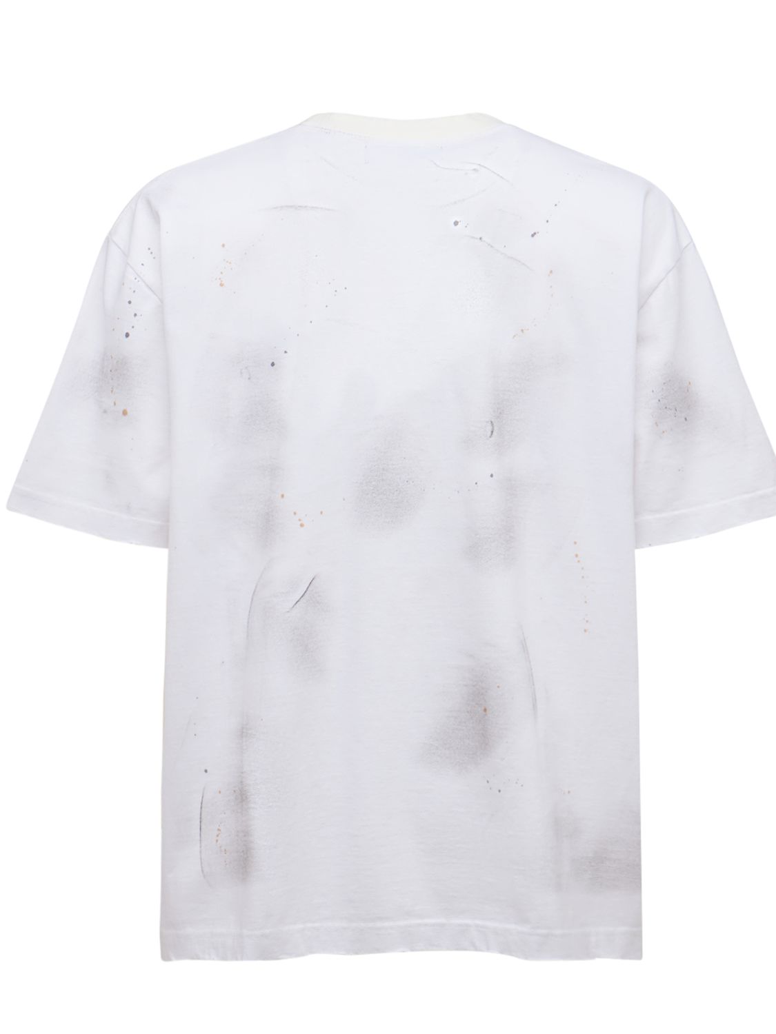 Shop Someit K.o.k. Printed Cotton T-shirt In White