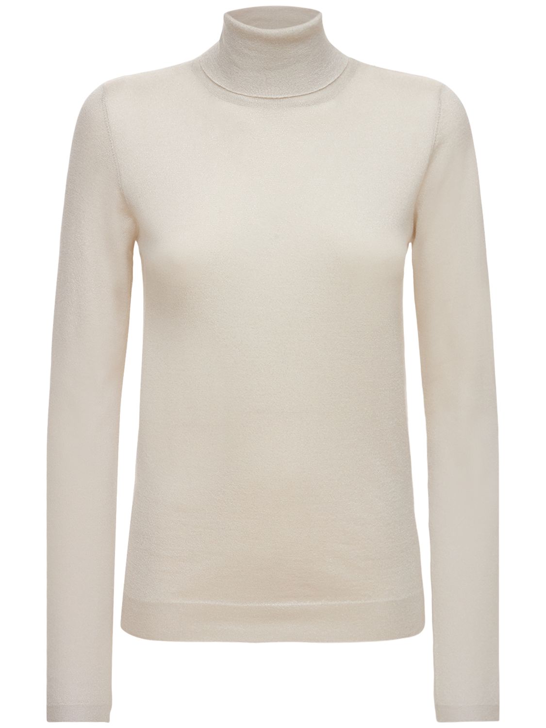 Cashmere Blend Lurex Knit Sweater