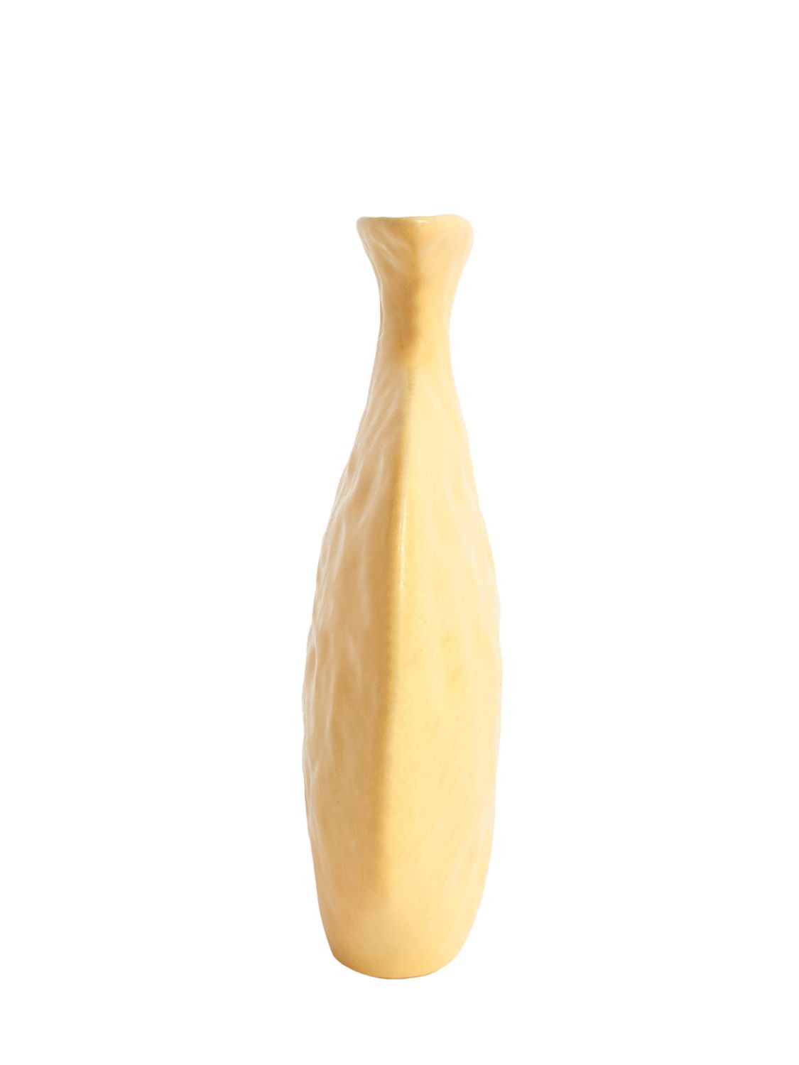 Project 213a Flat Vase In Yellow