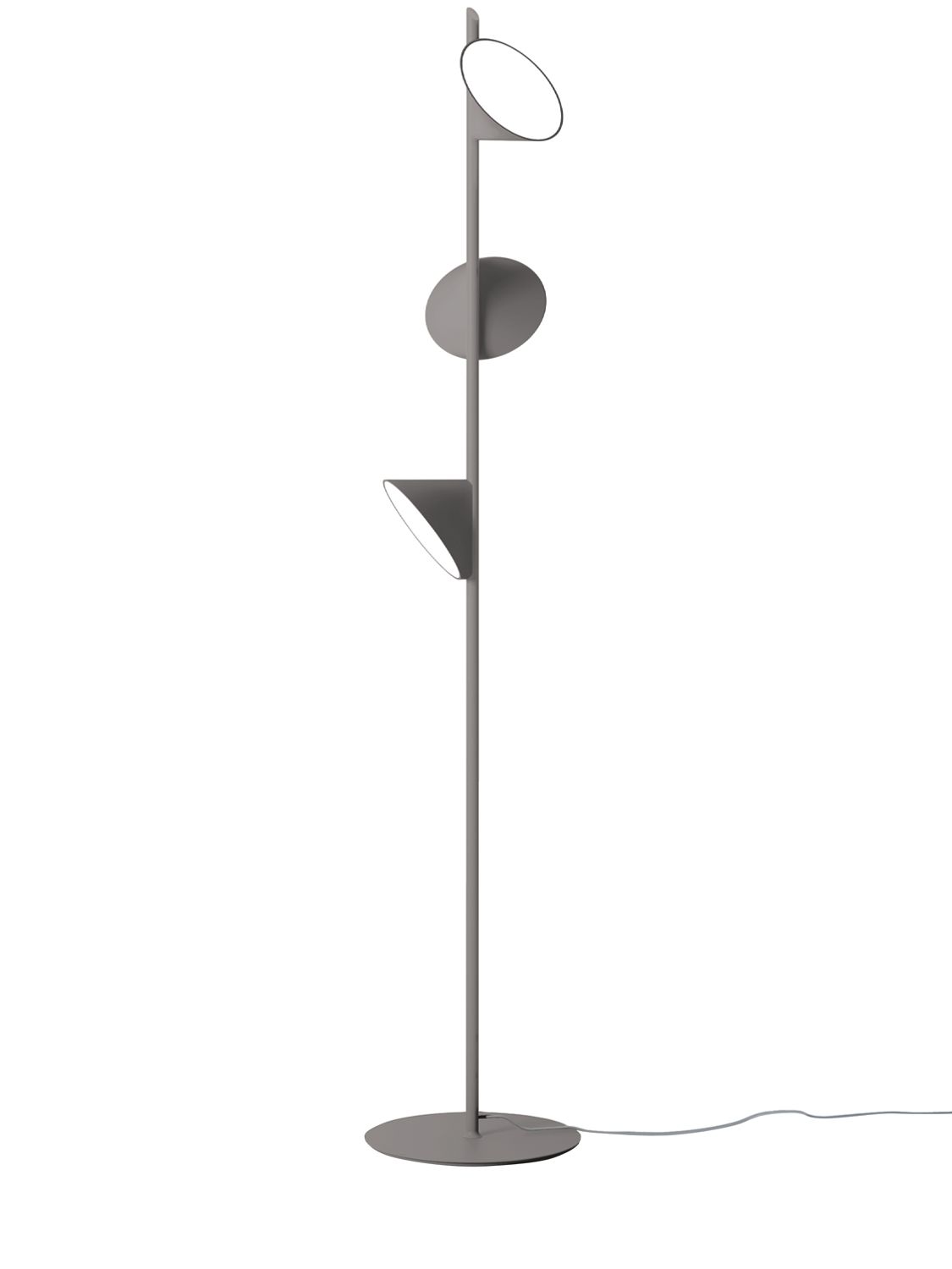 Axolight Orchid Floor Lamp In Gray