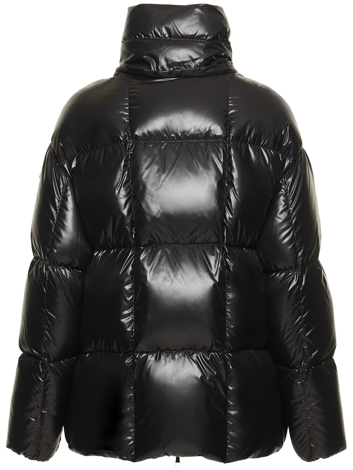 Shop Moncler Parana Nylon Down Jacket In Black