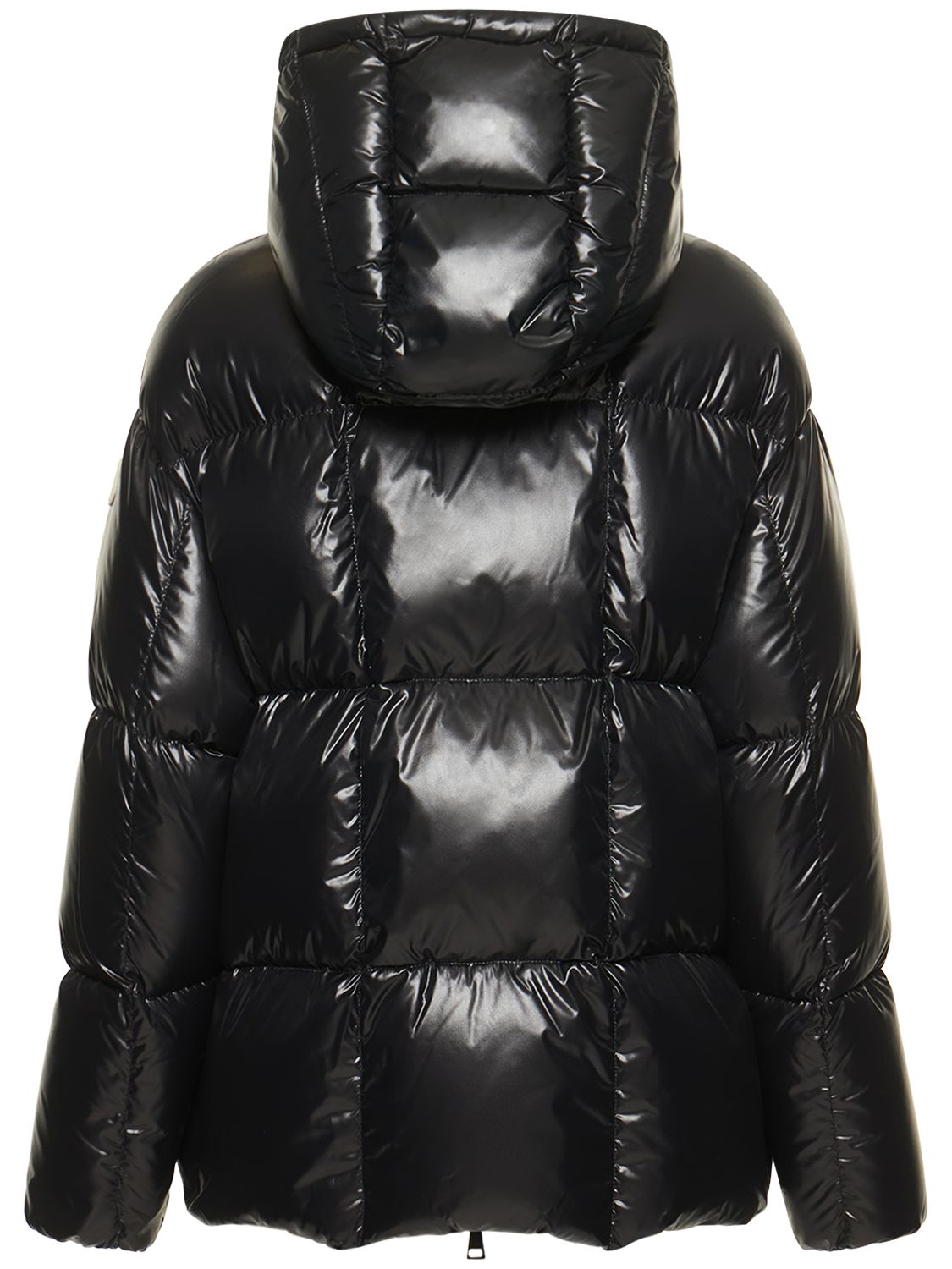 Shop Moncler Parana Nylon Down Jacket In Black