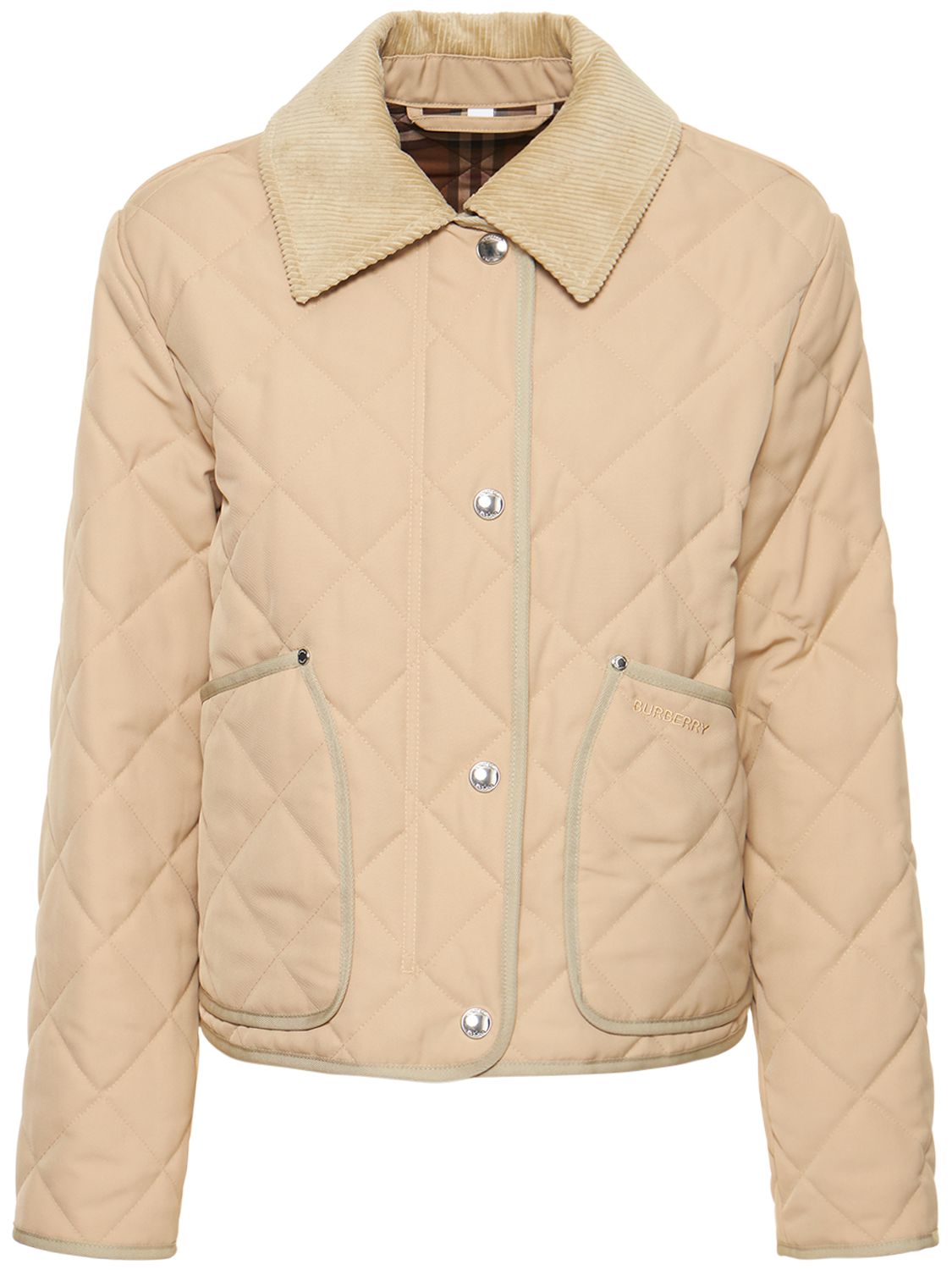 Image of Lanford Short Quilted Nylon Jacket