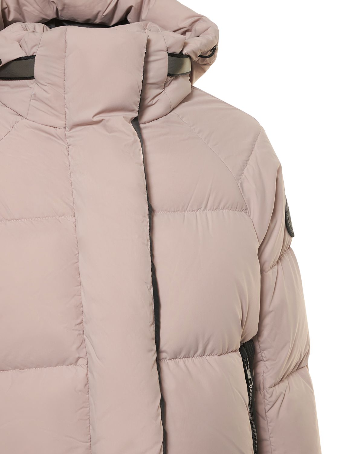 Shop Canada Goose Junction Recycled Nylon Down Parka In Lucent Rose