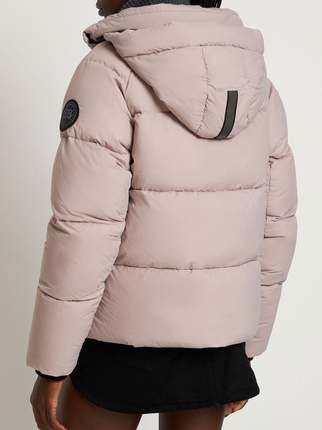 Shop Canada Goose Junction Recycled Nylon Down Parka In Lucent Rose