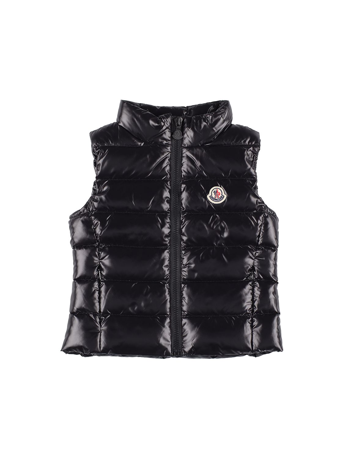 Moncler Ghany Nylon Down Vest In Black