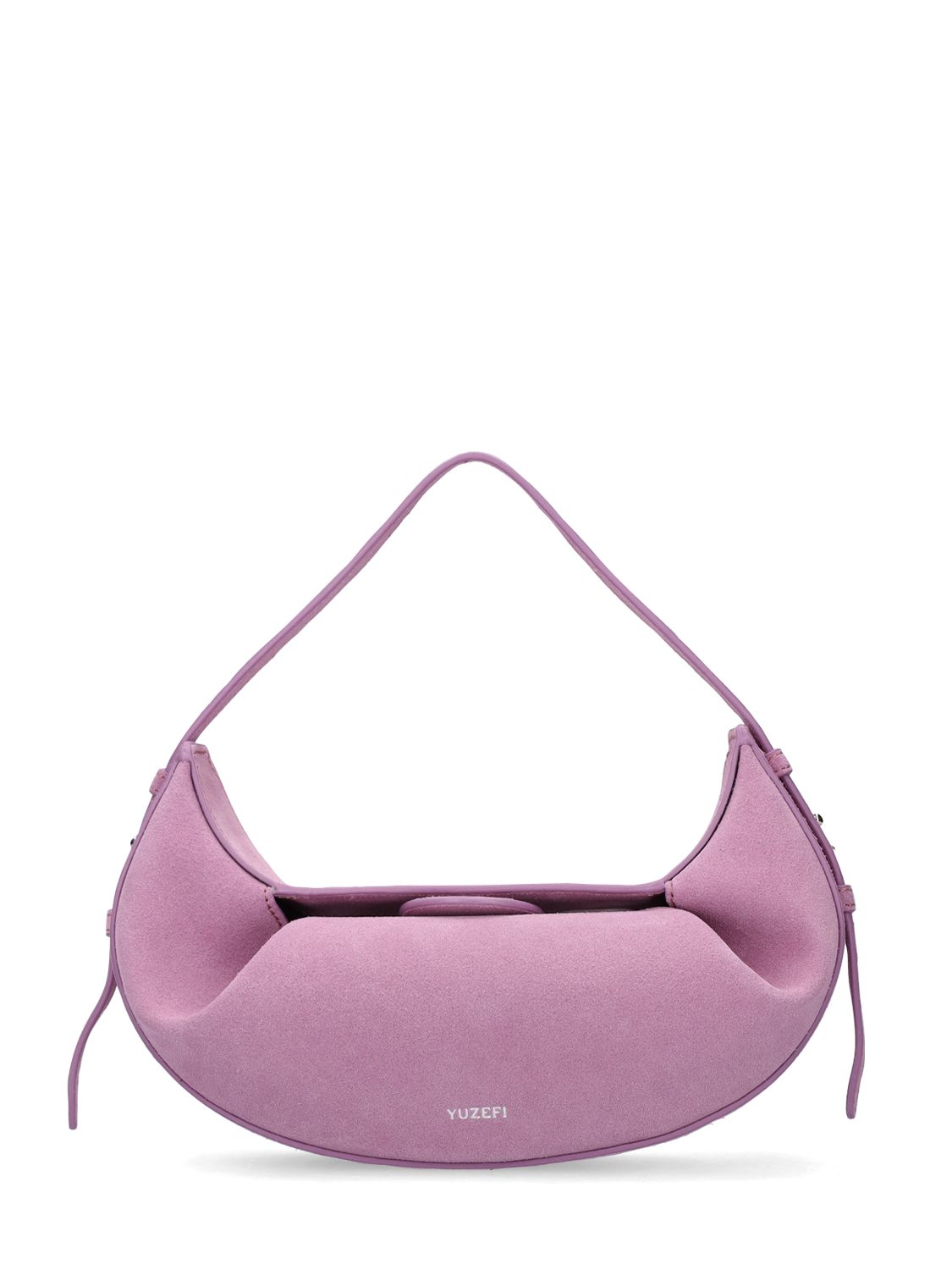 Mini Fortune Cookie Suede Bag