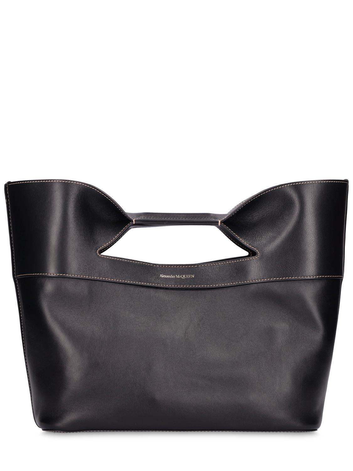 The Bow Small Leather Tote