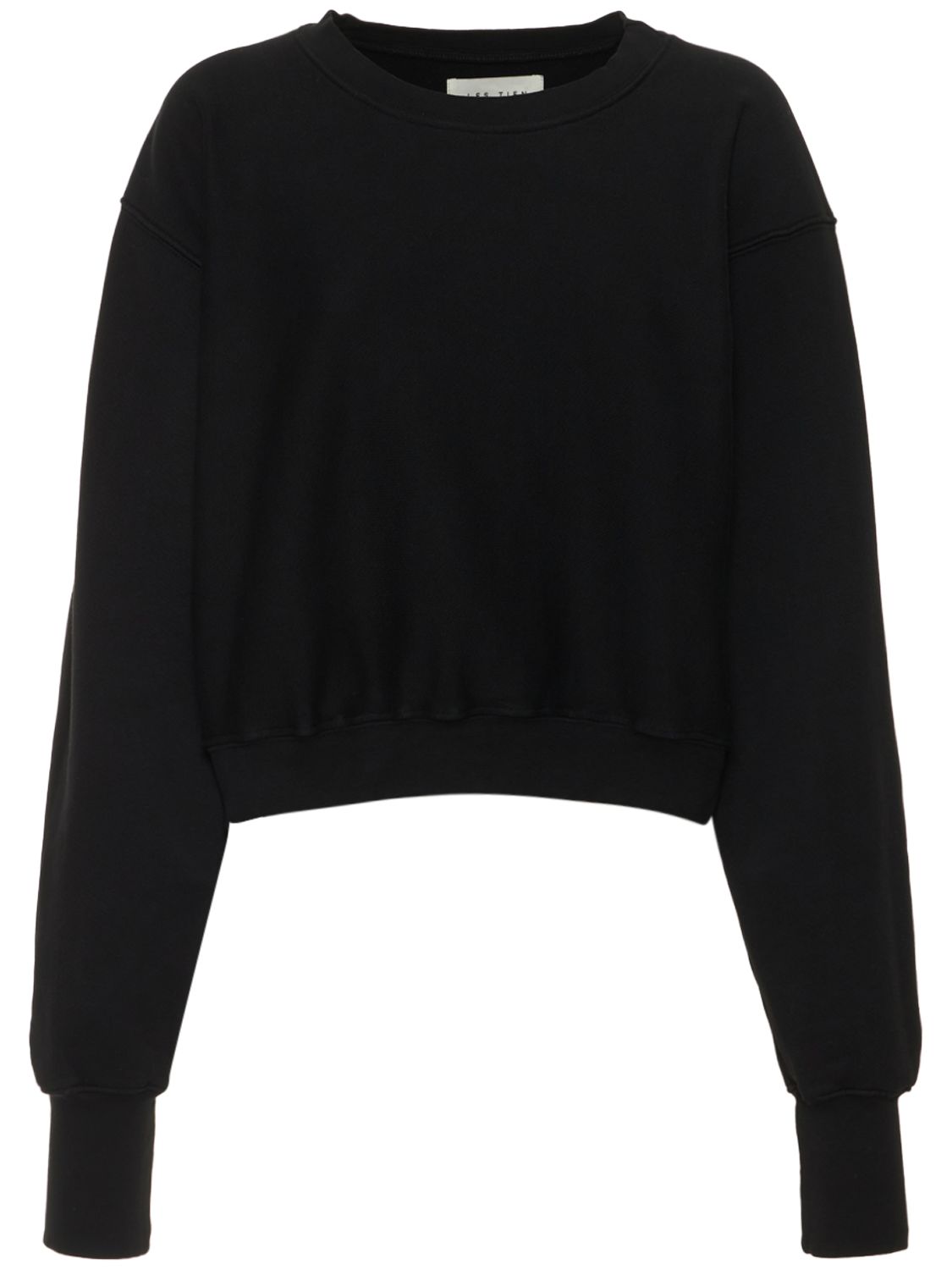 Cropped Cotton Sweatshirt