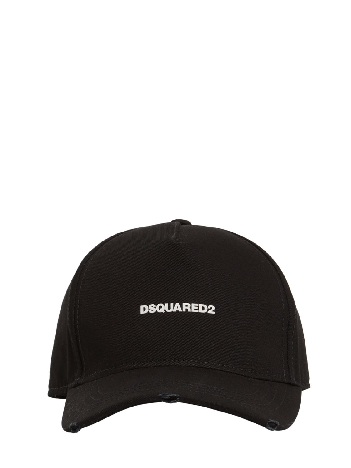 DSQUARED2 Casquette En Gabardine De Coton À Logo