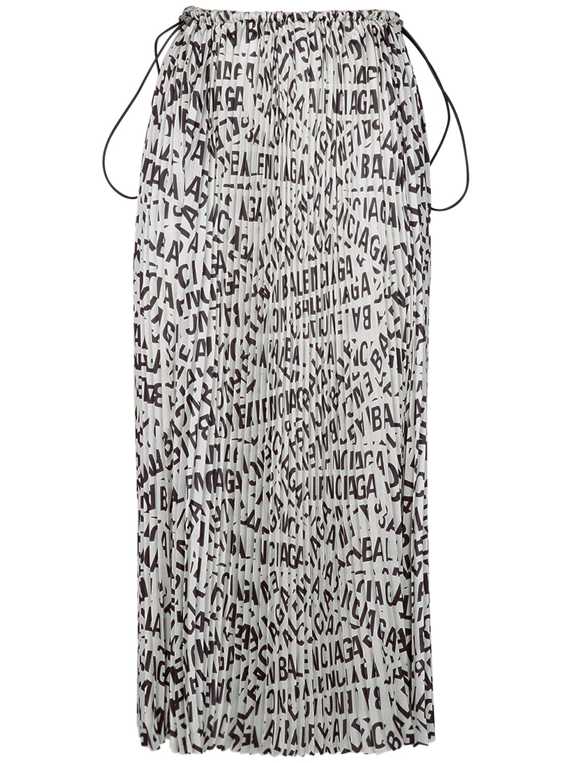 Tube Pleated Drawstring Skirt