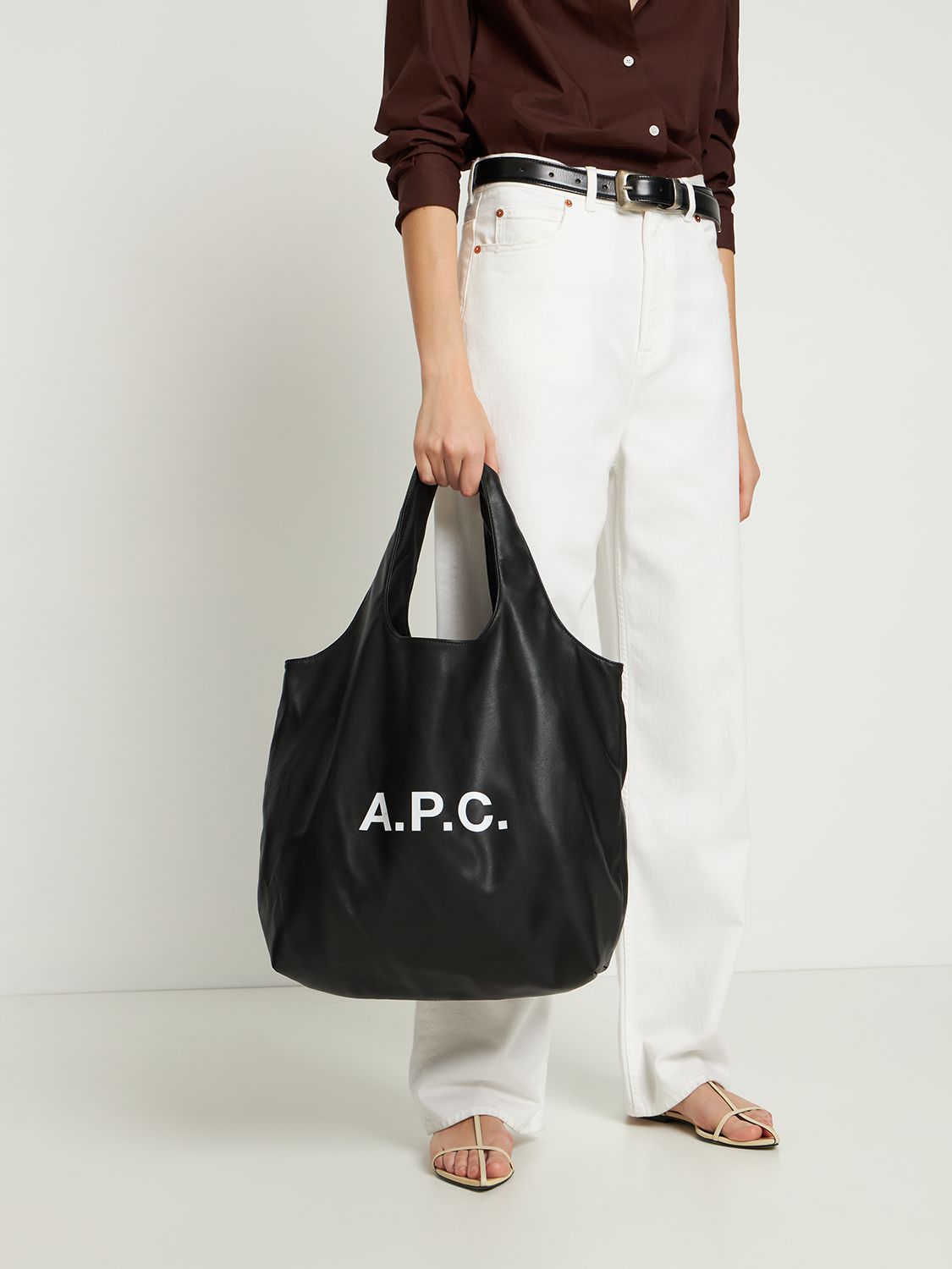 Ninon Faux Leather Tote Bag