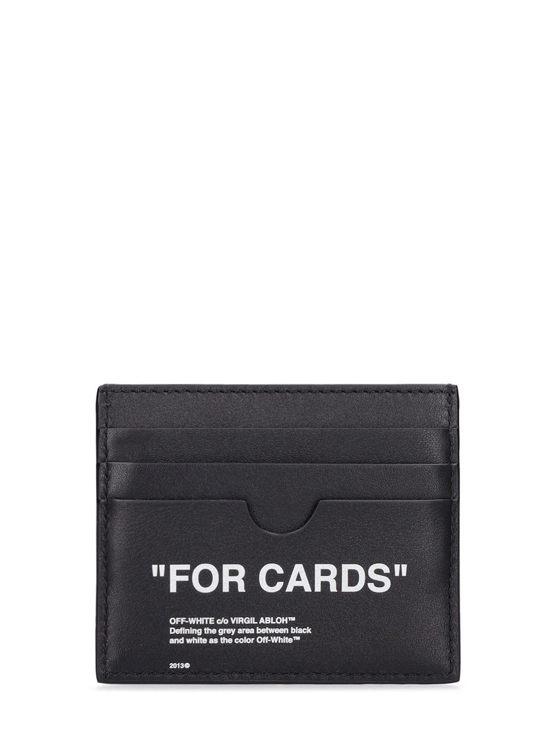 "for Cards" Leather Card Holder
