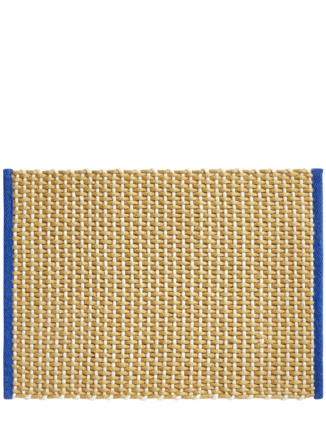 Shop Hay Woven Jute & Wool Doormat In Yellow