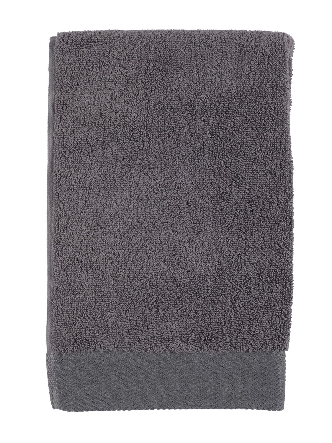 Frette Diamond Bordo Guest Towel In Graphite