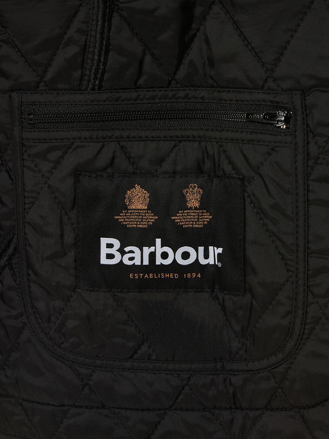 Shop Barbour Annandale Quilted Nylon Jacket In Schwarz