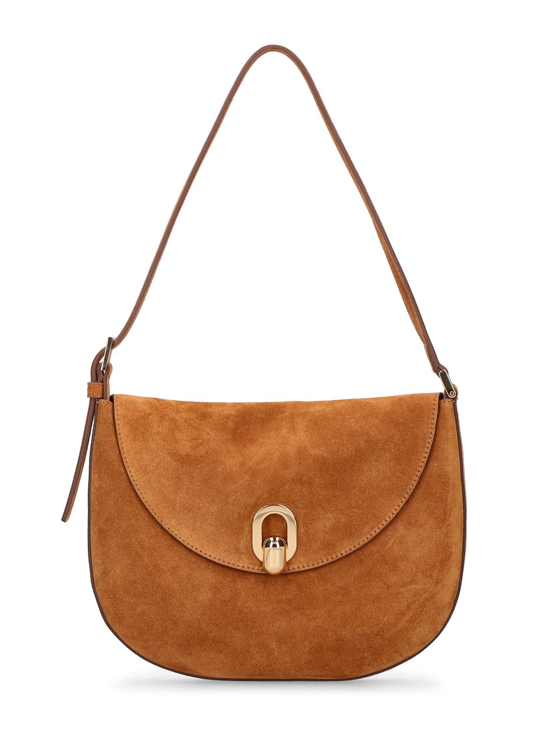 The Tondo Suede Leather Hobo Bag