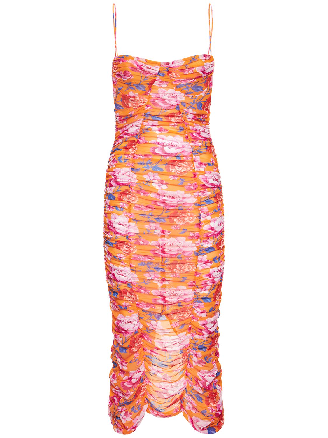 Robe Midi En Jersey Imprimé Ruché - MAGDA BUTRYM - Modalova