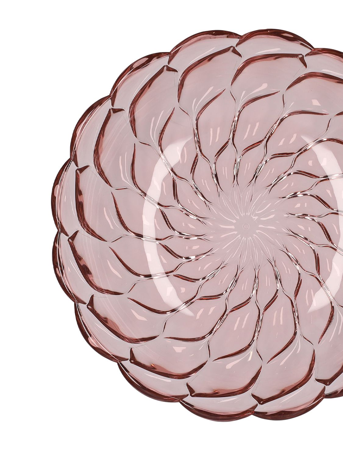 Shop Kartell Set Of 4 Jellies Family Plates In Pink