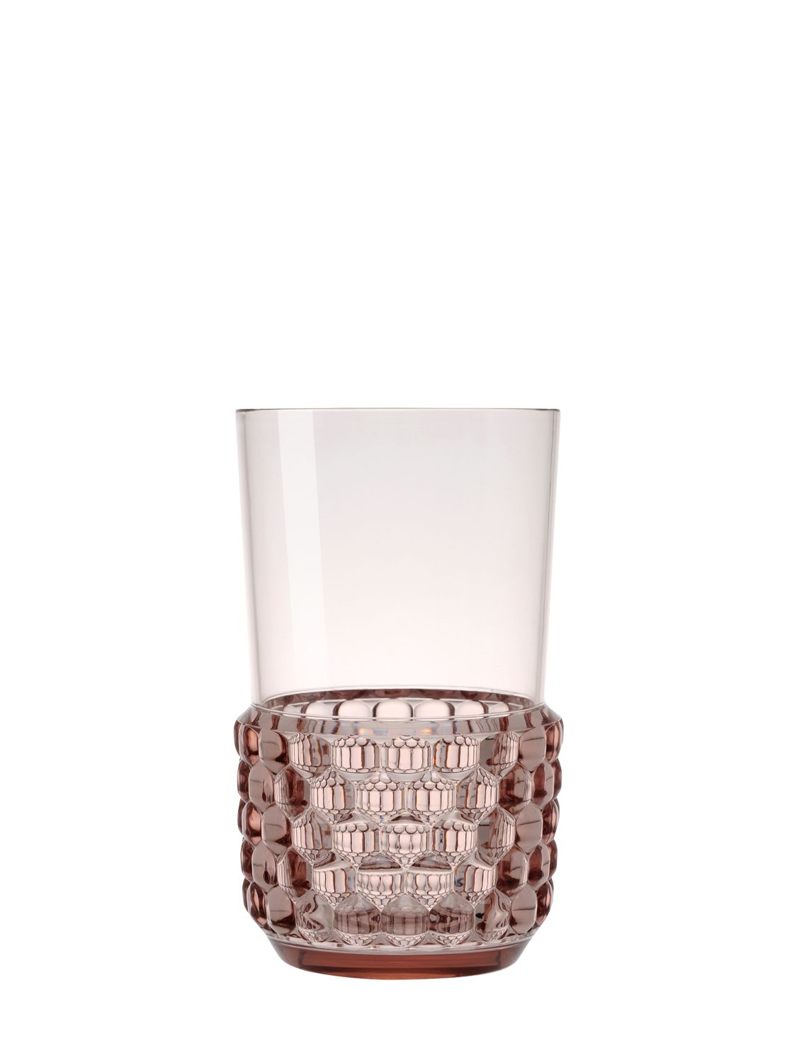 Shop Kartell Set Of 4 Long Drink Glasses In Pink