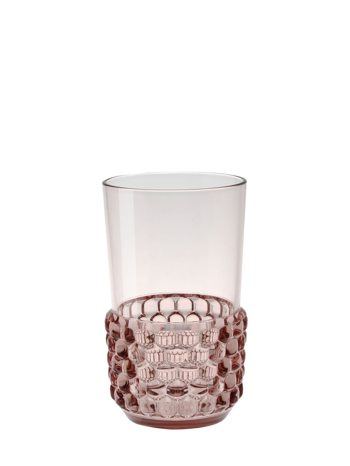 Shop Kartell Set Of 4 Long Drink Glasses In Pink