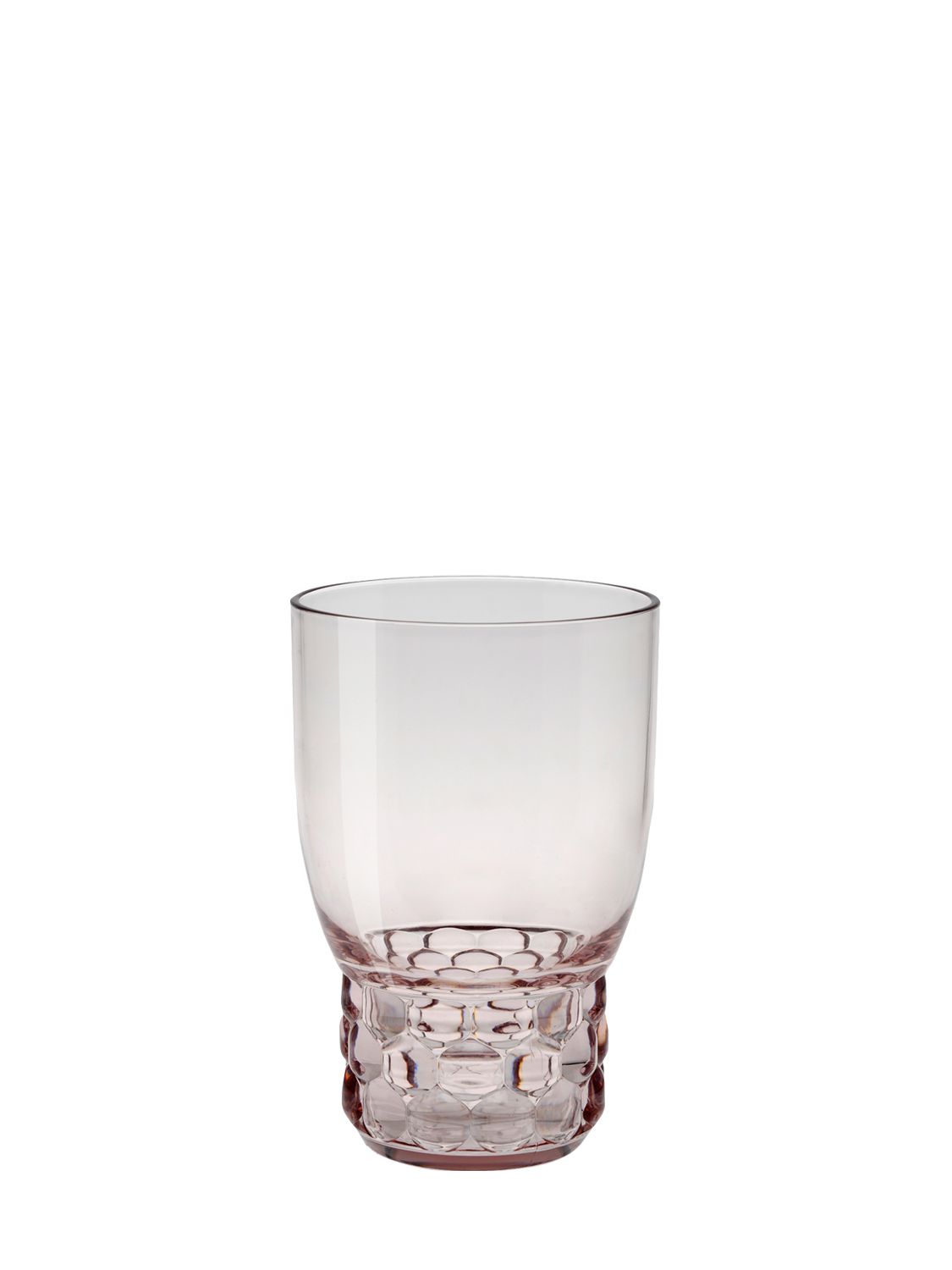Shop Kartell Set Of 4 Water Glasses In Pink