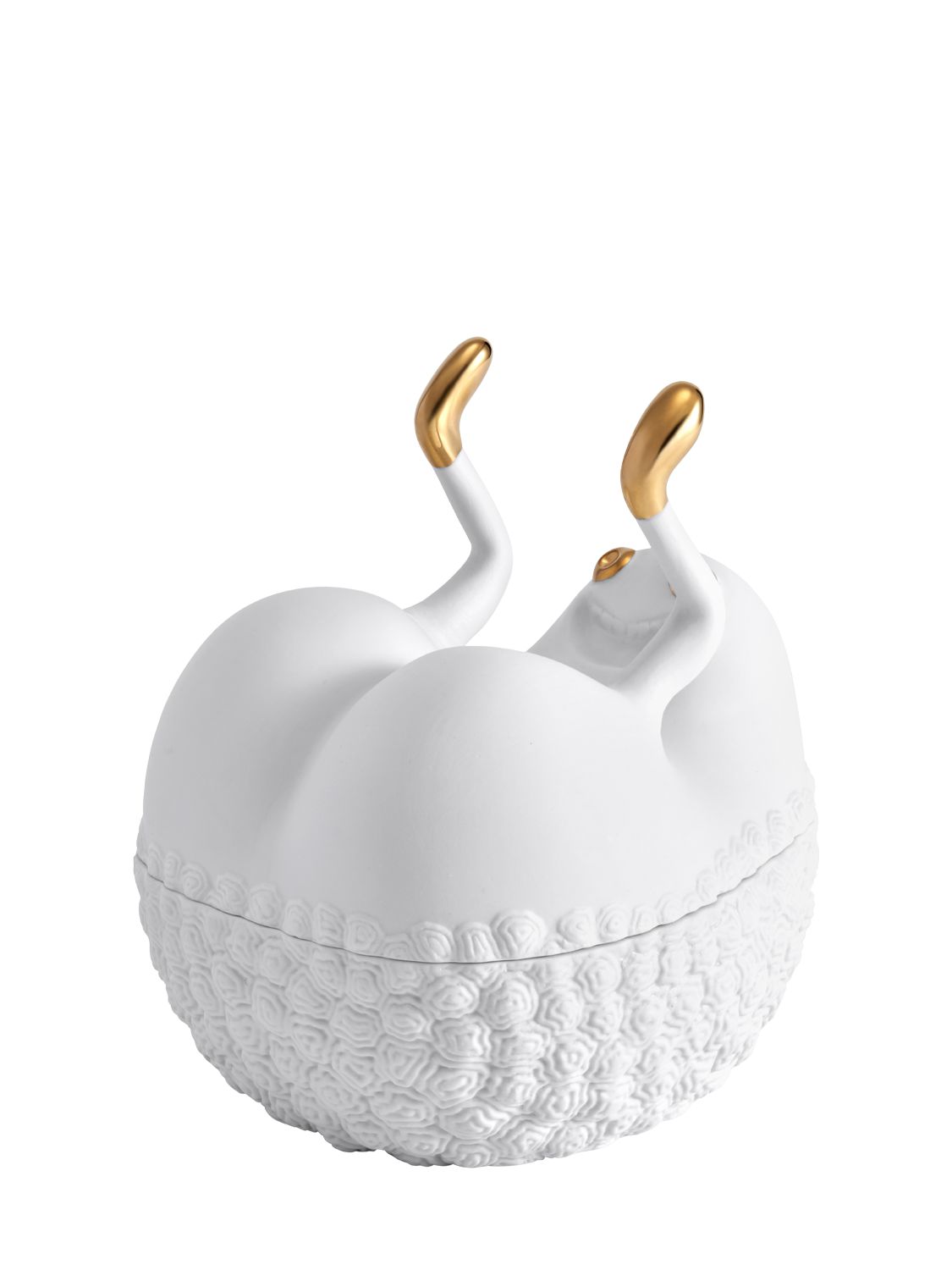 L'objet Haas Butts Up Box In White/gold