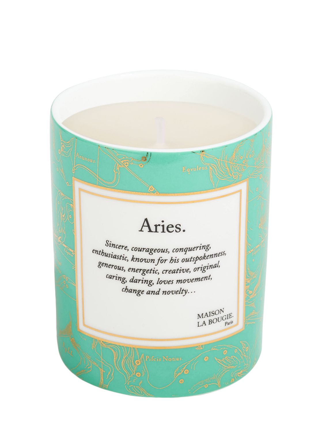 Shop Maison La Bougie 350gr Aries Zodiac Scented Candle In Green