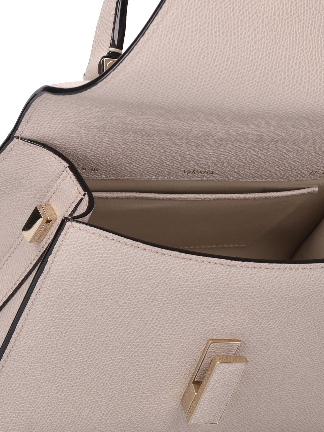 Mini Iside Grained Leather Bag